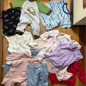 子供服まとめセット ロンパース Tシャツ ワンピース 男女ベビーキッズチルドレン