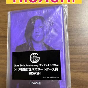 GLAY 30th Anniversary HISASHI パスポートケース