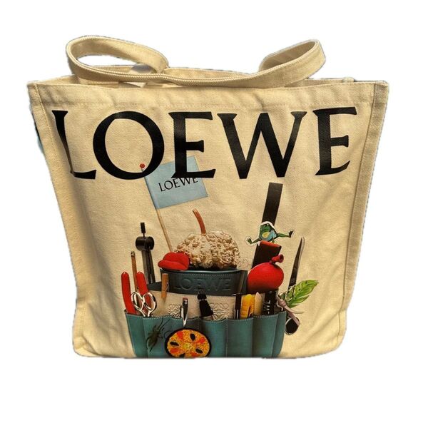 新品訳ありLOEWE ノベルティトートバッグ エコバッグ