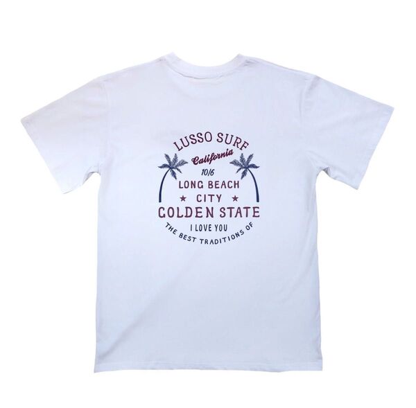 雑誌掲載モデル☆LUSSO SURF ロングビーチTシャツ Mサイズ ロンハーマン 送料込み