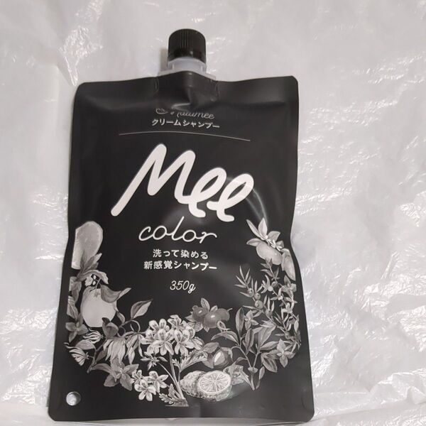 洗って染める新感覚クリームシャンプー Mee color ミーカラ350gブラックブラック