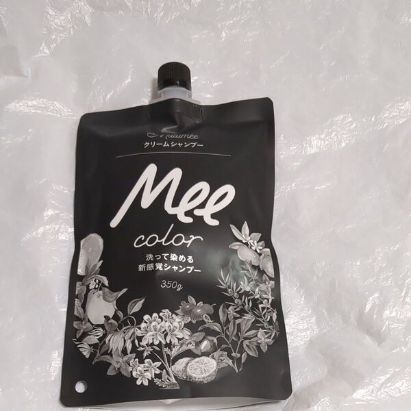 洗って染める新感覚クリームシャンプーMee color ミーカラー 350g ブラック