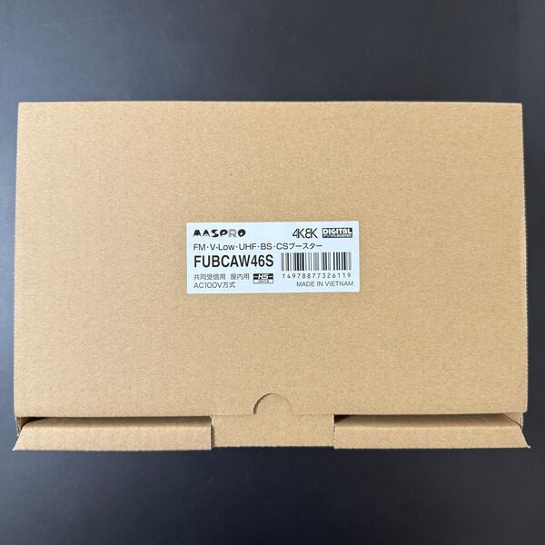マスプロ FM・V-Low・UHF・BS・CSブースター FUBCAW46S