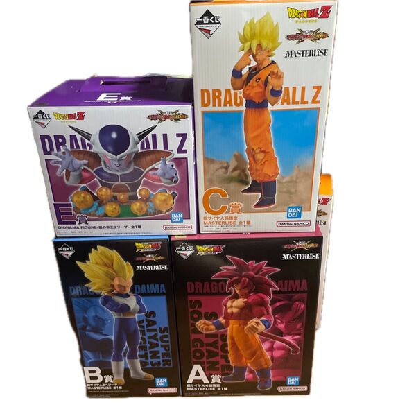 【新品未開封】一番くじ ドラゴンボール VSオムニバスCROSS A.B.C.Eセット
