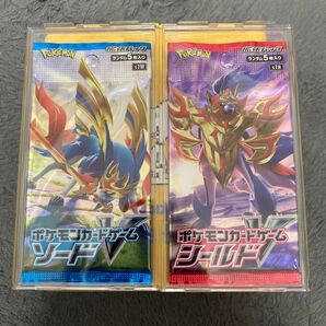 ソードv シールドv 未開封パック ケース付き