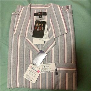 新品タグ付き定価14,300円 DAKS LONDONダックス 日本製 綿100%甘撚り糸チェック柄テイラード紳士パジャマ М