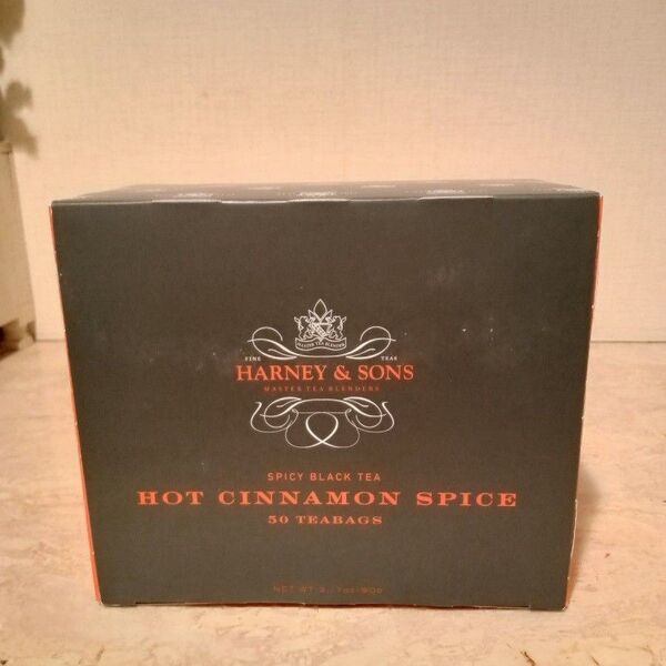 新品未開封箱入り Harney & Sons HOT CINNAMON SPICE ティーバッグ 50個