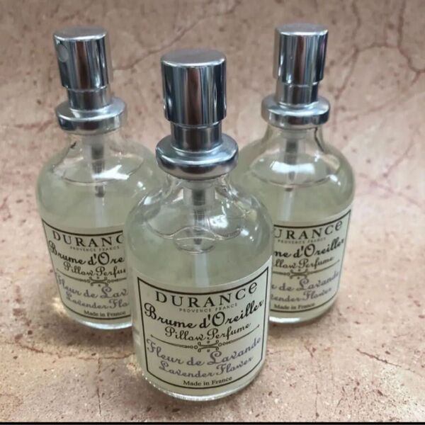 デュランス ピローミスト 50ml3本セットラベンダーフラワー(ラベンダーの香り)