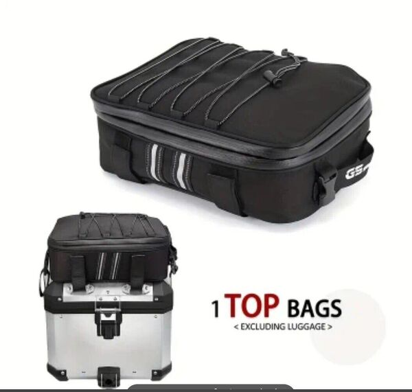 リアボックス トップケース 追加バッグ 拡張 レインカバー付き 新品未使用 バイク オートバイ