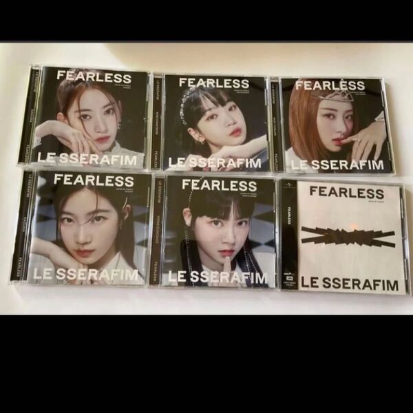 FEARLESS アルバム CD ソロジャケ コンプ 通常盤 セット