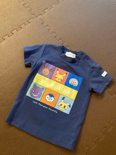 モンポケ ポケモン ピカチュウ 半袖Tシャツ 半袖 Tシャツ イーブイ モクロー ポッチャマ ゲンガー