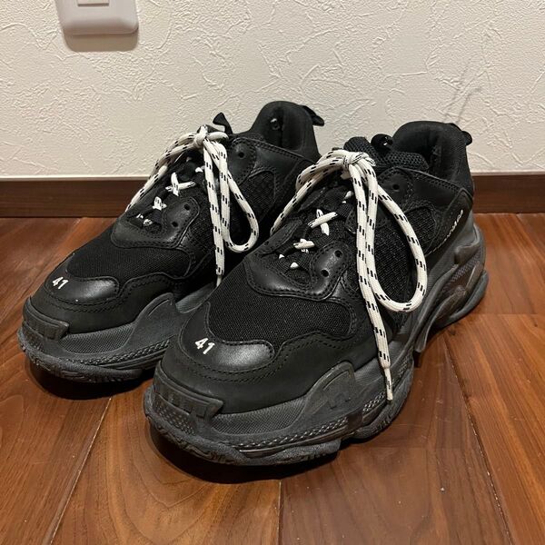 BALENCIAGA Triple S トリプルs ブラック 41