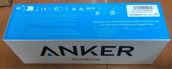 未開封 Anker SoundCore ワイヤレススピーカー ブラック 保証付き