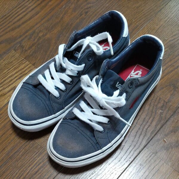 同梱300円 VANS ローカットスニーカー ネイビー 23cm