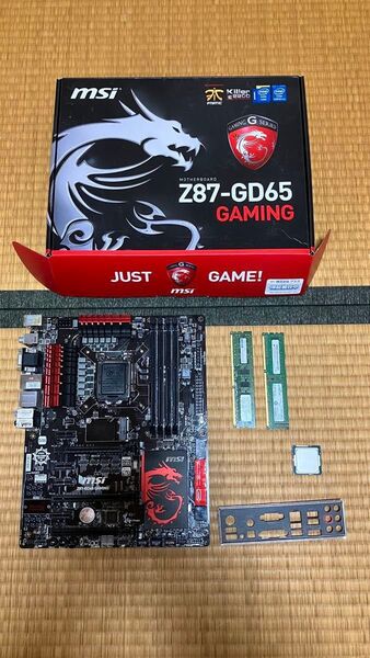 MSI Z87 -GD65 i7 4790 メモリ 8GB マザーボード CPU メモリ セット