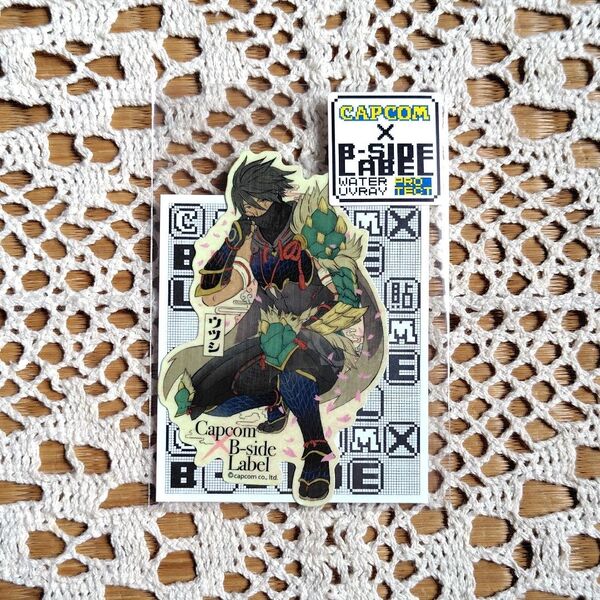 B-SIDE LABEL × CAPCOM ウツシ教官 ステッカー