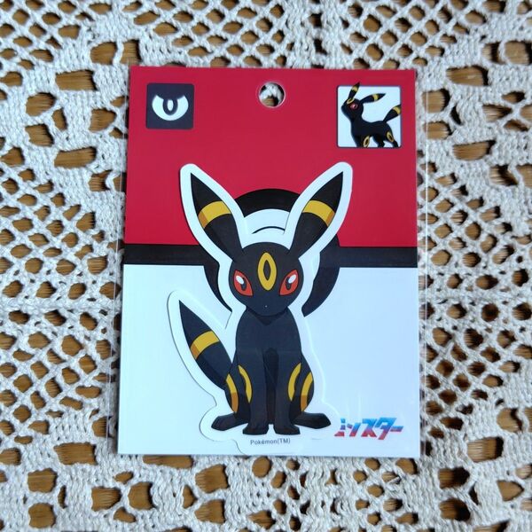 ポケモン アニポケ ブラッキー 耐水ステッカー