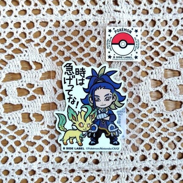 B-SIDE LABEL × ポケモン セキ&リーフィア ステッカー