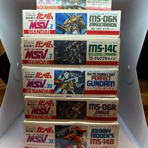 旧キット 1/144 MSV パーフェクトガンダム ゲルググ ザクⅡ ザクマインレイヤー ゲルググキャノン ザクキャノン セット