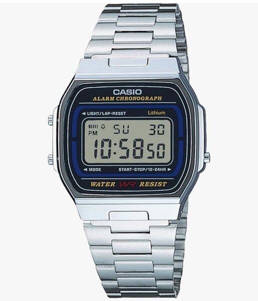 ■新品未使用【カシオ】CASIO Collection STANDARD、A164WA-1QJH、チープカシオ、ステンレス