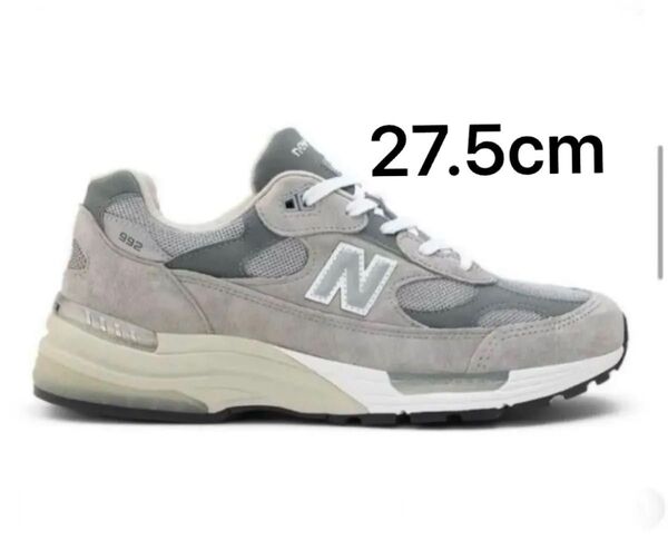 New Balance U992GY GRAY 27.5cm 2025 ニューバランス 992