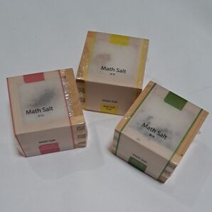 Math Salt マスソルト 入浴剤 3個セット
