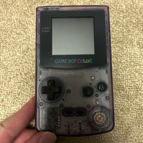 ゲームボーイカラー クリアパープル