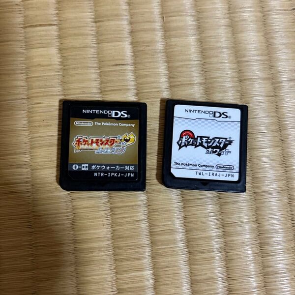 DS ポケットモンスター ハートゴールド ホワイト2本セット