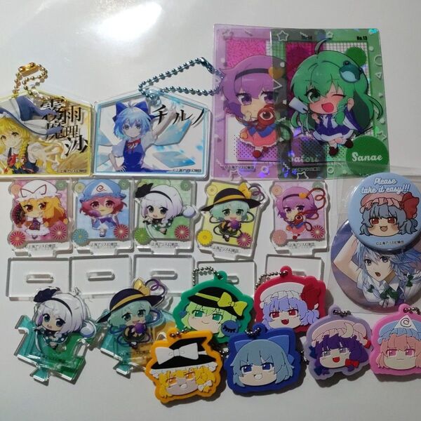東方project キーホルダー アクリルスタンド カード まとめ売り