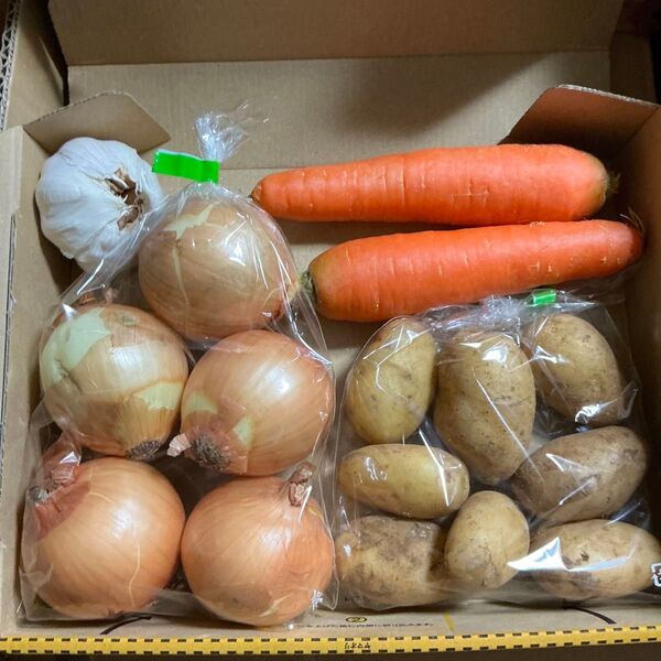 野菜詰め合わせ!新じゃがいも!玉ねぎにんじんニンニク