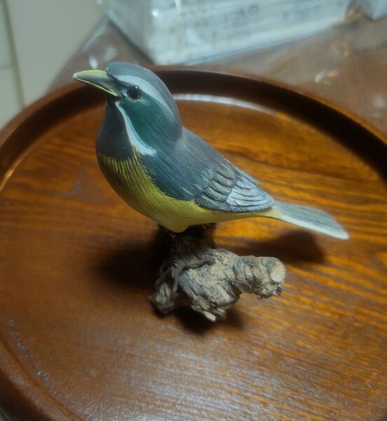 野鳥の置物 木製 インテリア オブジェ