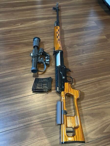 希少 ガスブロ WE SVD ドラゴノフ リアルウッドストック、ハンドガード