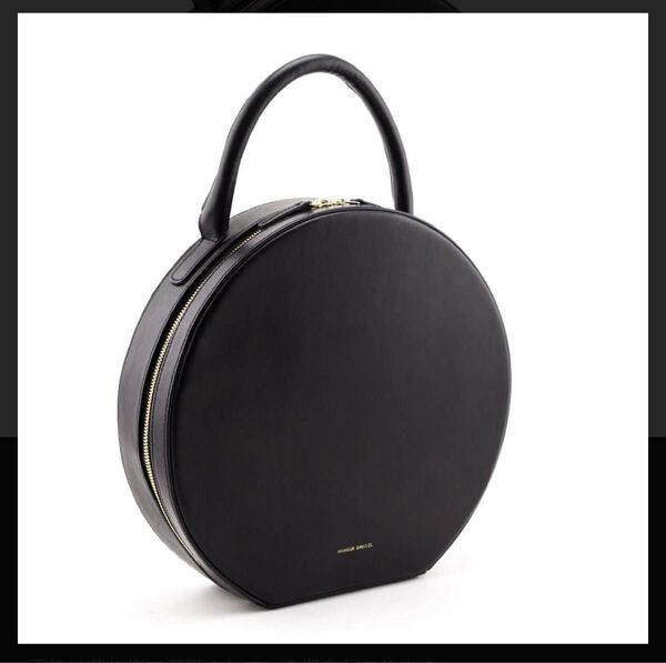 【未使用・レア】マンサーガブリエル サークルバッグ 黒 MANSUR GAVRIEL ブラック ハンドバッグ