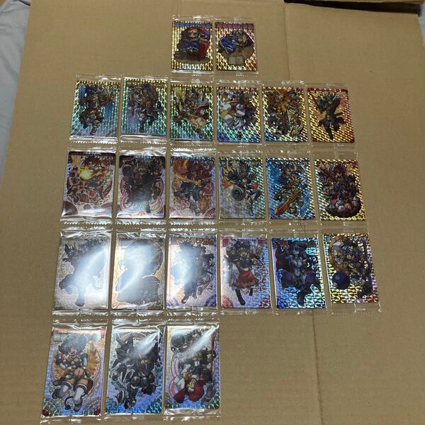 神羅万象チョコ 界顧録 セミコンプ 24枚 未開封品 ファイルに入れて発送 コンプまで後1枚 カードダス