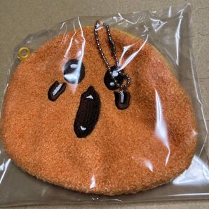 送料込/ナガノマーケット トレーディングおかおポーチ もぐらコロッケ 泣き顔 未使用