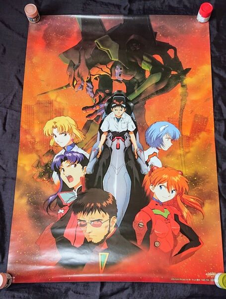 新世紀エヴァンゲリオン TV版 ポスター 当時物