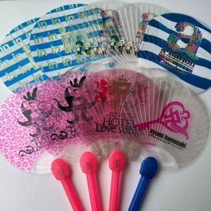 浜崎あゆみ、エイネーションなど 光るうちわ 8本 まとめ売り