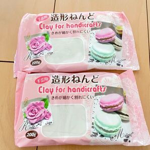 造形ねんど 200g 2個セット 手芸用