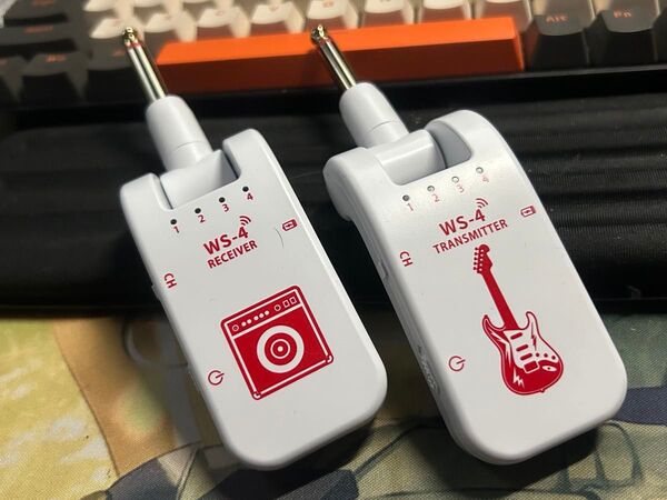 【高音質】WS-4 ギター・ベースワイヤレスシステム 2.4Ghz帯