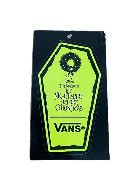 VANS ナイトメア・ビフォア・クリスマス ステッカー コラボ タグ 限定 ティムバートン Netflix ハロウィン
