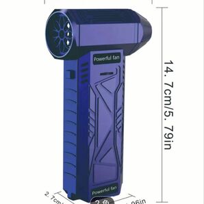 開封済み 動作確認済み 未使用ブロワー 小型 コンパクト130,000 RPMの高速タービンファン エアダスター 強力 充電式