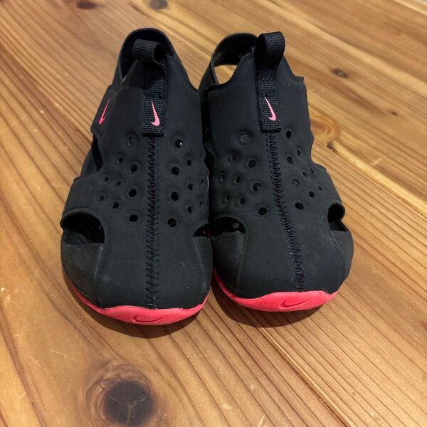 NIKE キッズ サンダル ブラック ピンク オレンジ