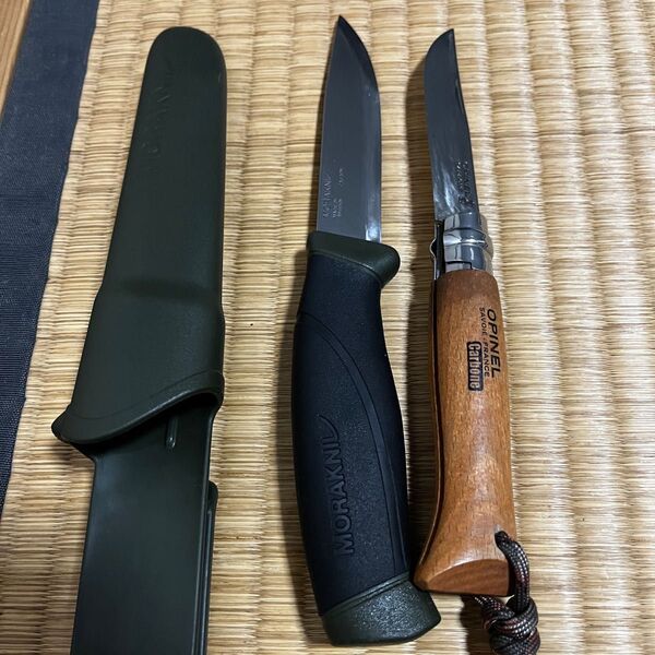 モーラナイフとオピネルナイフ アウトドア
