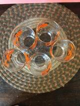 【 ビンテージ 食器 】 ADERIA グラス 5個 / アデリア コップ カップ セント フロラリア 昭和 レトロ glass タンブラー ポップ 当時物_画像5