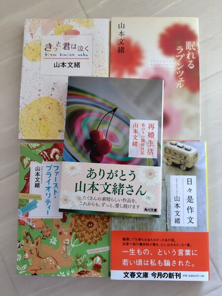 山本文緒 作品集 5冊セット 再婚生活 私のうつ闘病日記