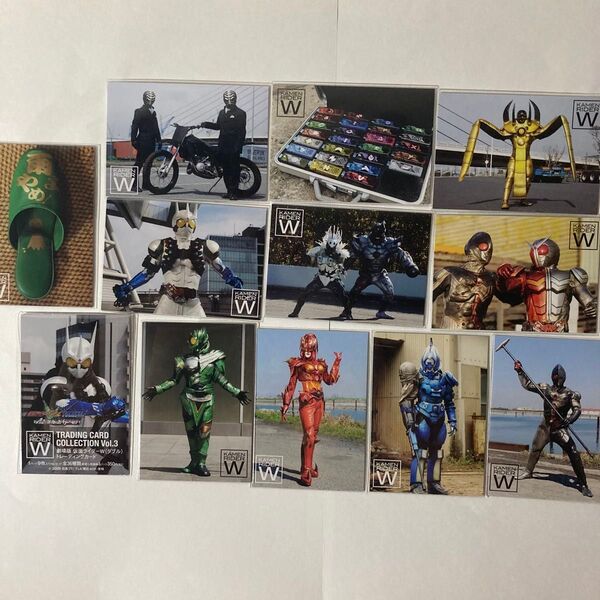 仮面ライダーカード 特撮 当時物 カード 仮面ライダーダブル 仮面ライダーW 仮面ライダーエターナル 劇場版 運命のガイアメモリ
