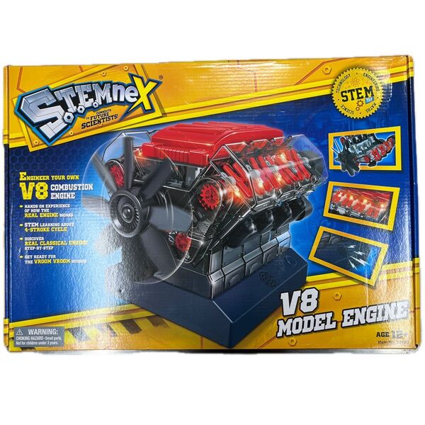 STEMnex V8 Combustion Engine 模型