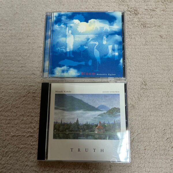 【極美品】岸辺眞明ソロギターCD2枚セット「Bloom」「TRUTH」(単品販売可)