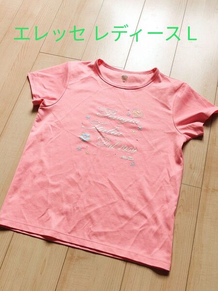 エレッセ ellesse レディースLサイズ スポーツTシャツ