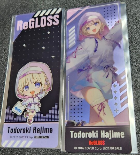 ホロライブ ReGLOSS×GiGOキャンペーン『【後半】クリアしおり』 轟はじめ 2種セット